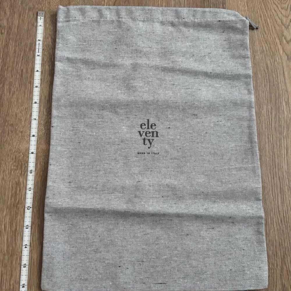 Gray Shoe Bag - Eleventy (from Knit Runner Sneakers)